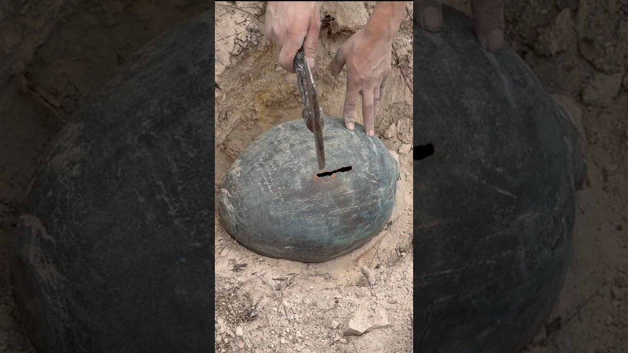 Chesst of gold Hunter treasure hunting #كنوز_ودفائن #metaldetecting #tr&eacute;sor #coinhunter