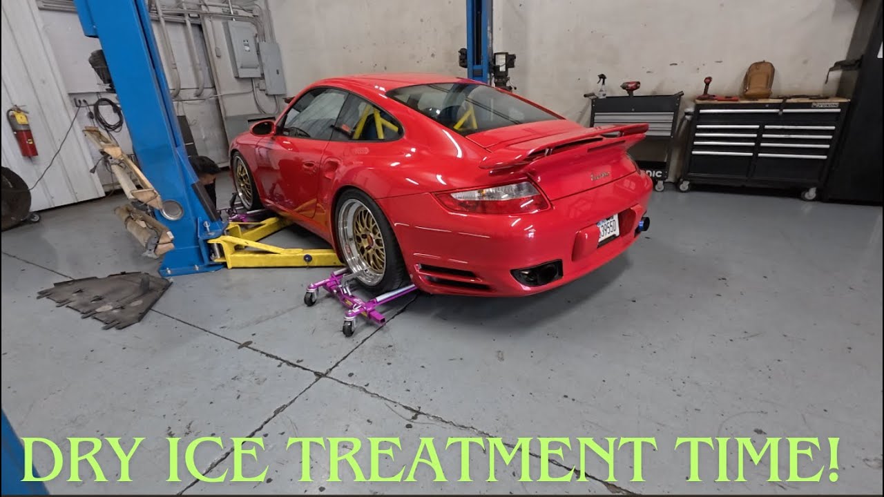 Porsche 997 Turbo 2009 года выпуска подвергся обработке сухим льдом. Стоило ли это того?