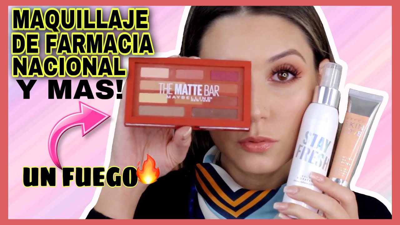 PROBANDO MAQUILLAJE DE FARMACIA, NACIONAL Y MAS l MAYBELLINE, MAZZ MAKEUP, BECCA l #Themattebar