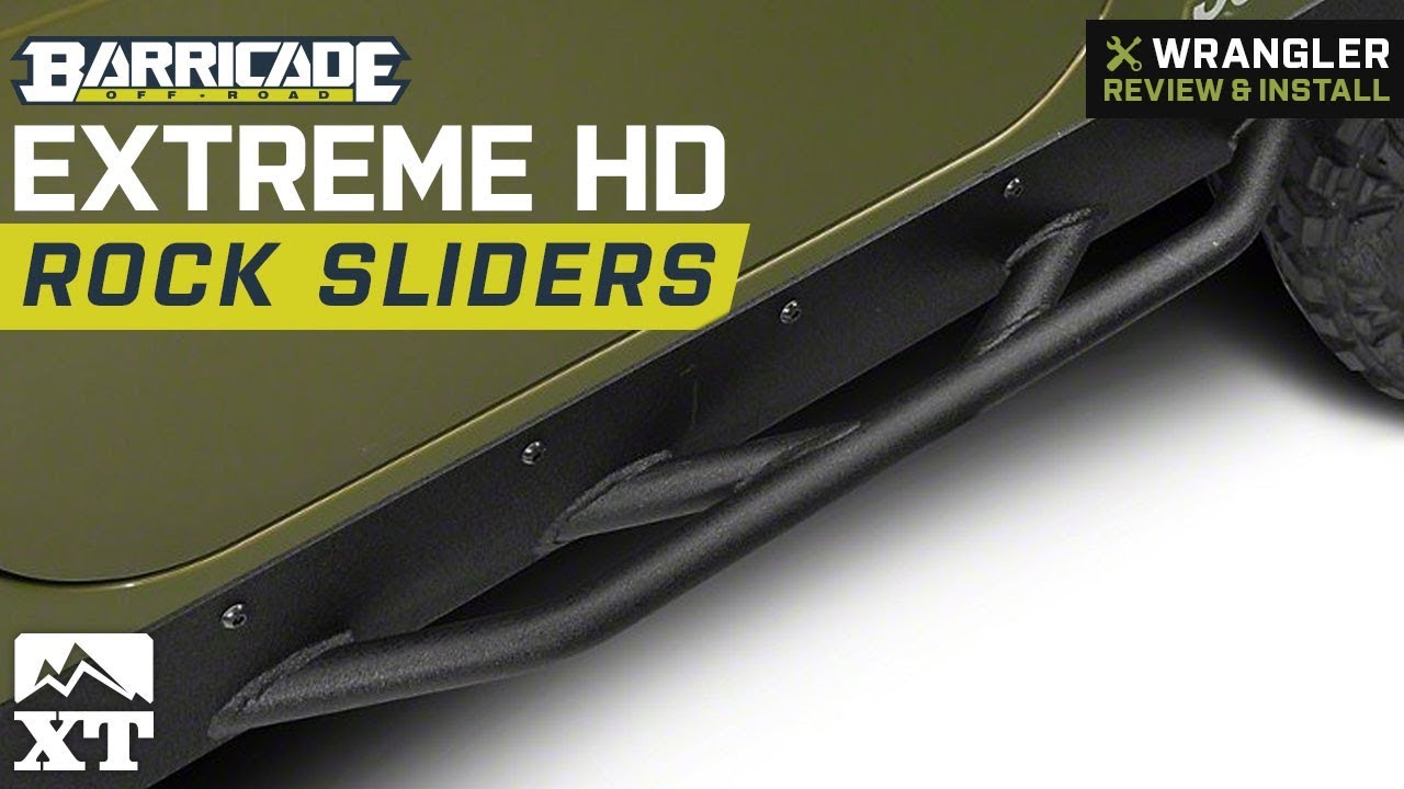 Jeep Wrangler Barricade Extreme HD Rock Sliders - Textured Black (1997-2006 TJ) Review & Install