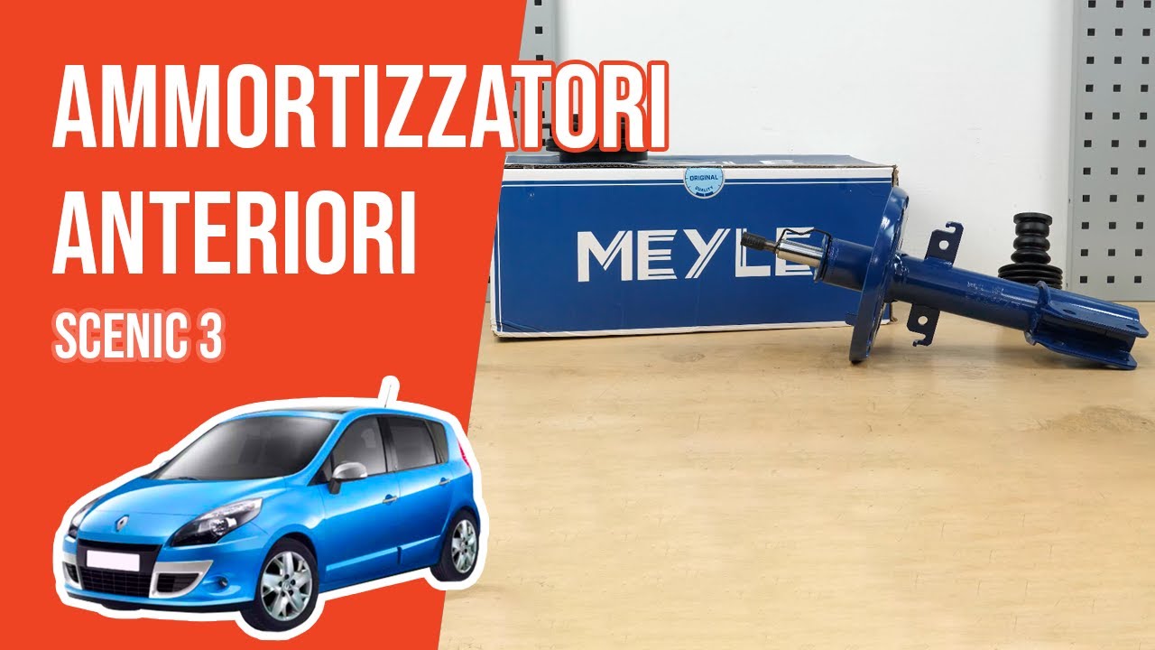 Sostituzione ammortizzatori anteriori Scenic 3 ➿