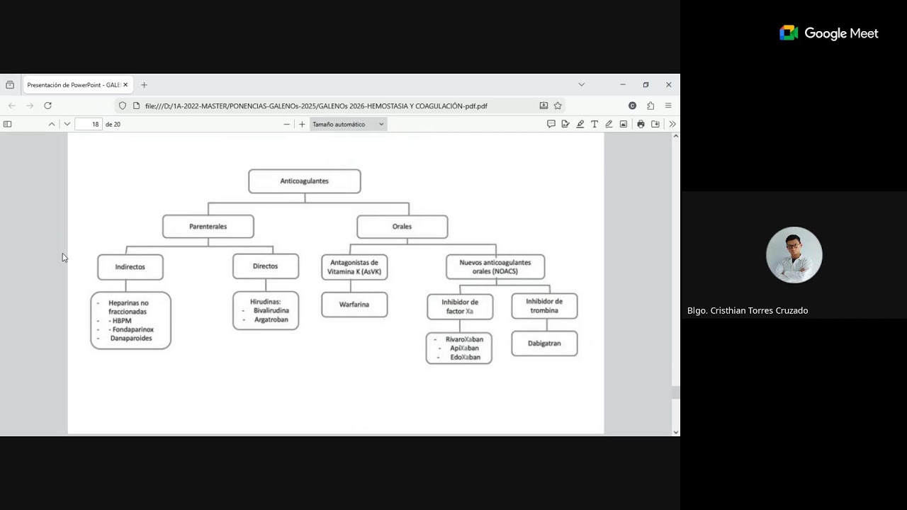 *🩵 CURSO: HEMOSTASIA Y COAGULACIÓN*
