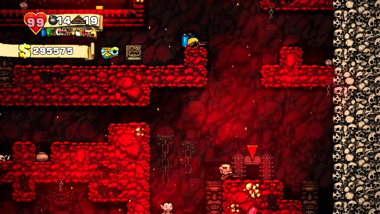 Spelunky - 99 Health and Stealing Yama's Hands!