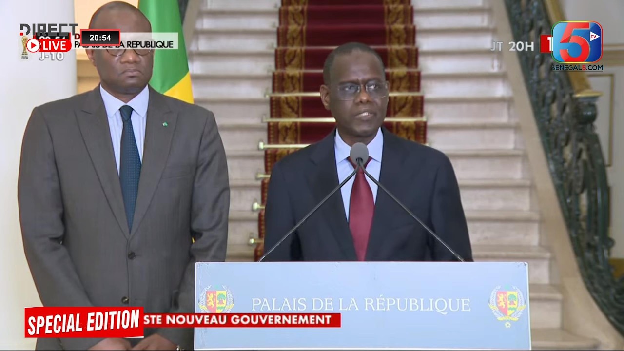 🔴DIRECT PRESIDENCE: La Liste Du Nouveau Gouvernement Du Senegal D&eacute;voil&eacute;e&hellip;