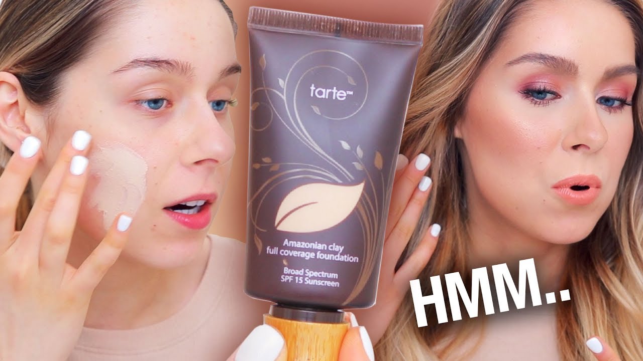 TARTE AMAZONIAN CLAY FOUNDATION...Let's Test!