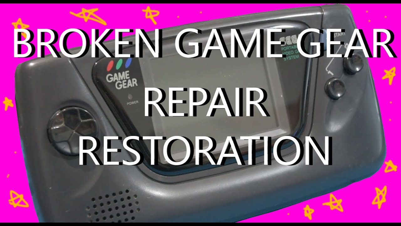 BROKEN Sega Game Gear, can I fix it?