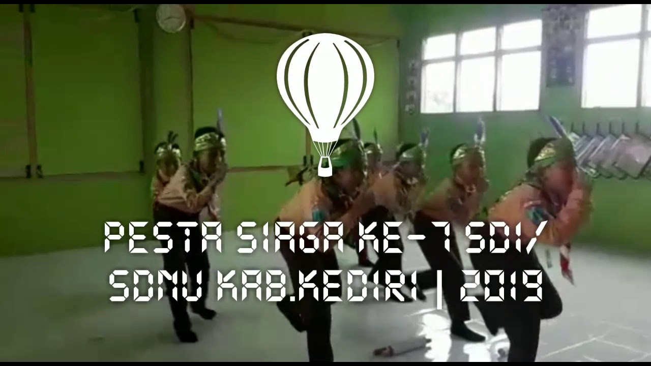 Juara 2 yel-yel Pramuka pada Pesta Siaga SDI/SD NU kab. Kediri 2019