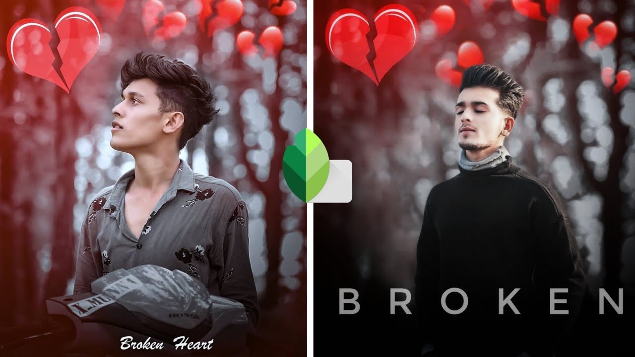 BROKEN HEART PHOTO EDITING | SNAPSEED PHOTO EDITING TUTORIAL 2021