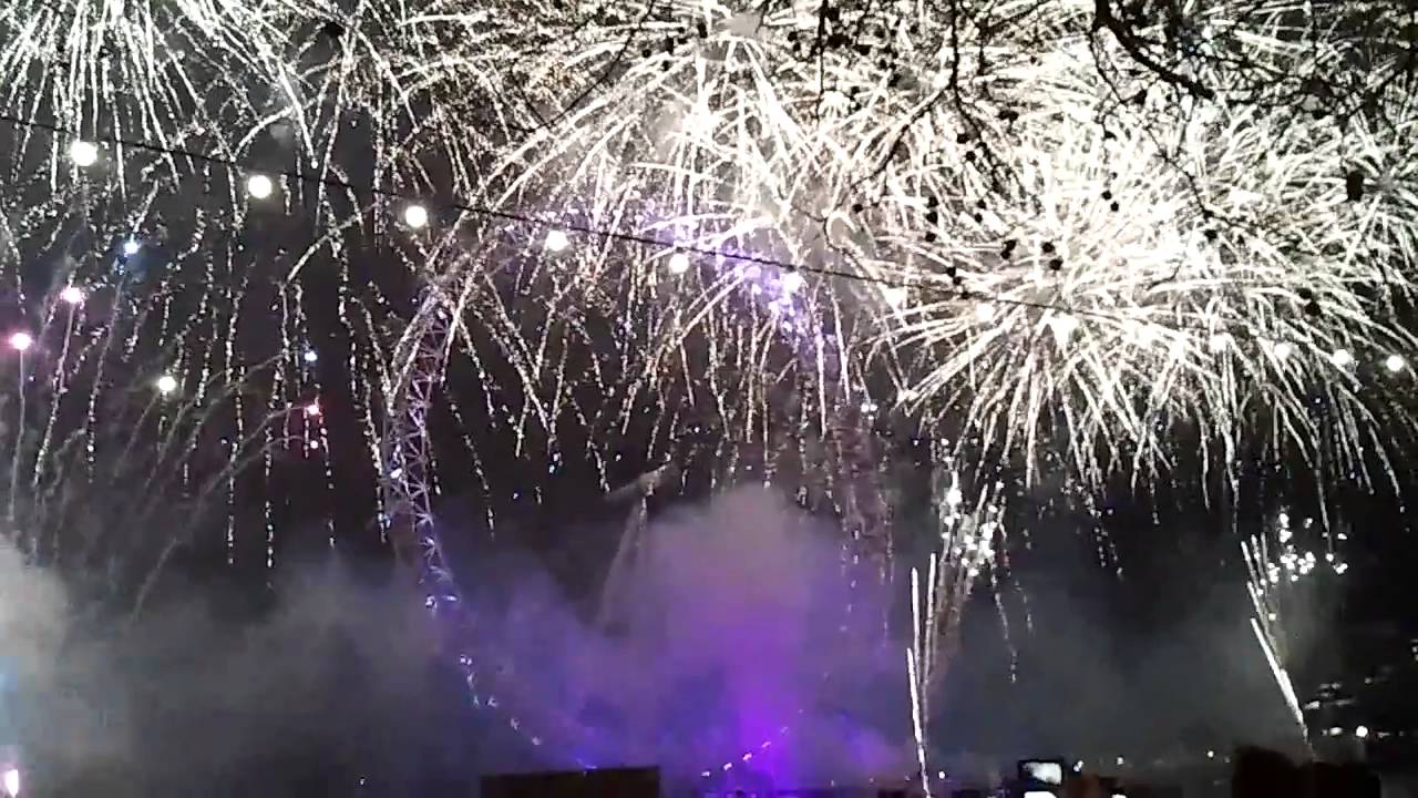 London Fireworks on New Year's Day 2011