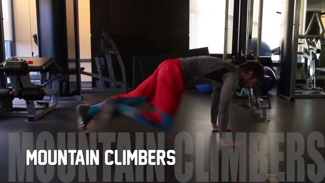 100%FOOD Exercises- # 6 Mountain Climbers