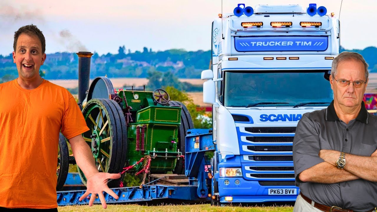 I Took My SCANIA V8 To A LOCAL Steam Rally | #truckertim