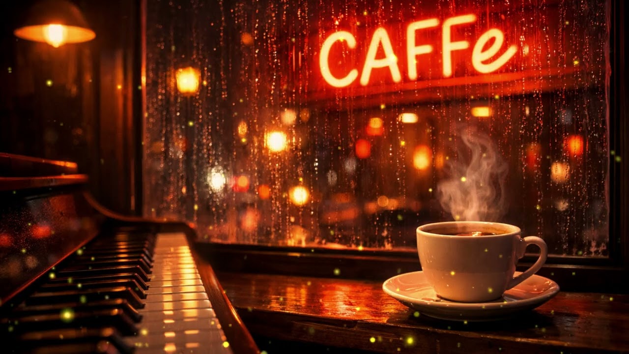 深夜咖啡廳 雨聲Chillhop 1小時  Night Cafe Rain  深夜カフェ 雨音
