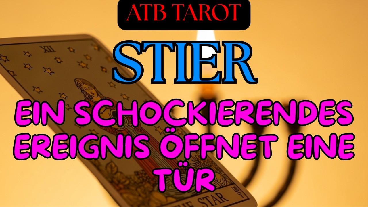 STIER: Jemand in Ihrem Umfeld verbirgt ein dunkles Geheimnis &uuml;ber Ihr Geld.