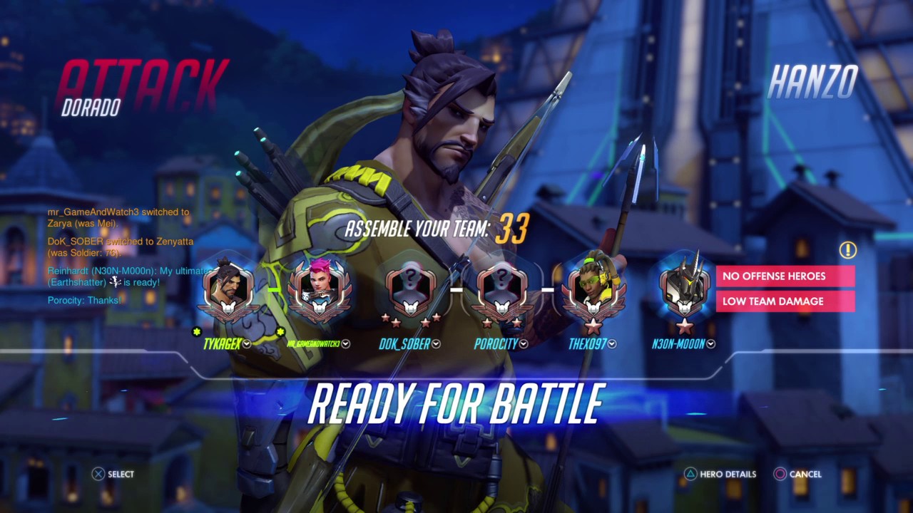 Overwatch: Headshotting with Hanzo (Competitive match)