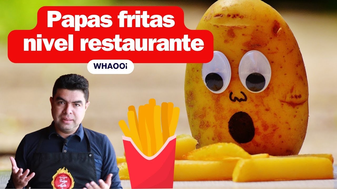 🍟Como lograr PAPAS FRITAS CRUJIENTES-para POLLERÍA✍