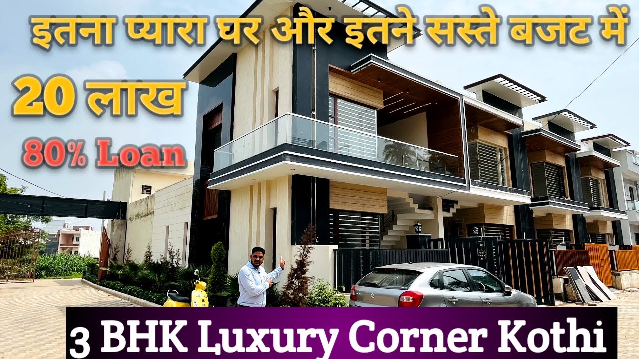 Inside a Ultra Modern Design The Corner Villa 3 BHK With Luxurious Interior Design, Punjab India