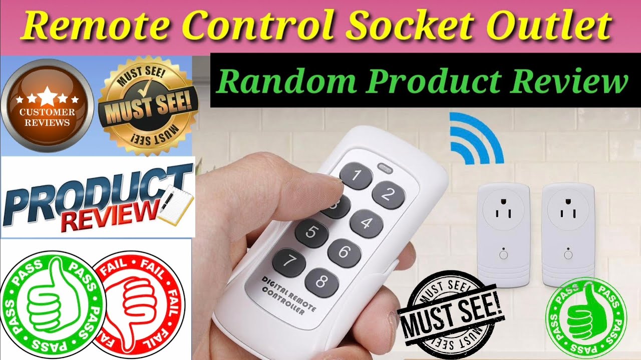 Remote control socket outlet. Random Product Review.