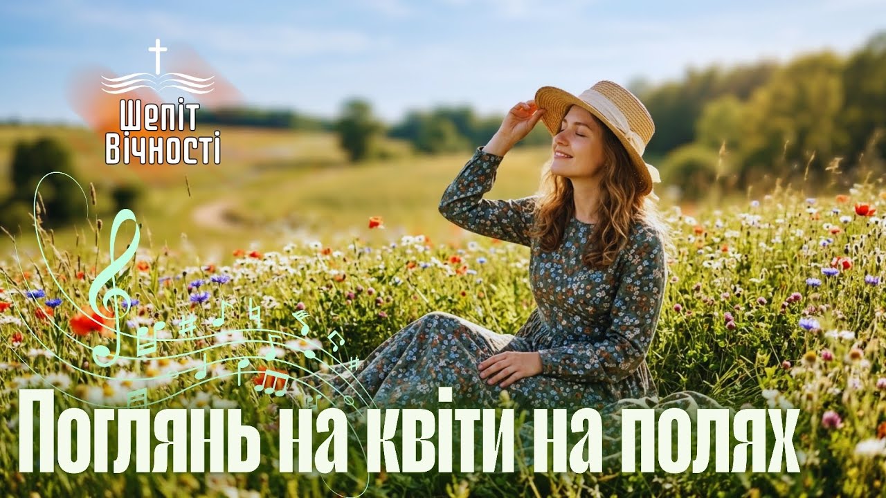 ПОГЛЯНЬ НА КВІТИ НА ПОЛЯХ | ХРИСТИЯНСЬКА ПІСНЯ 