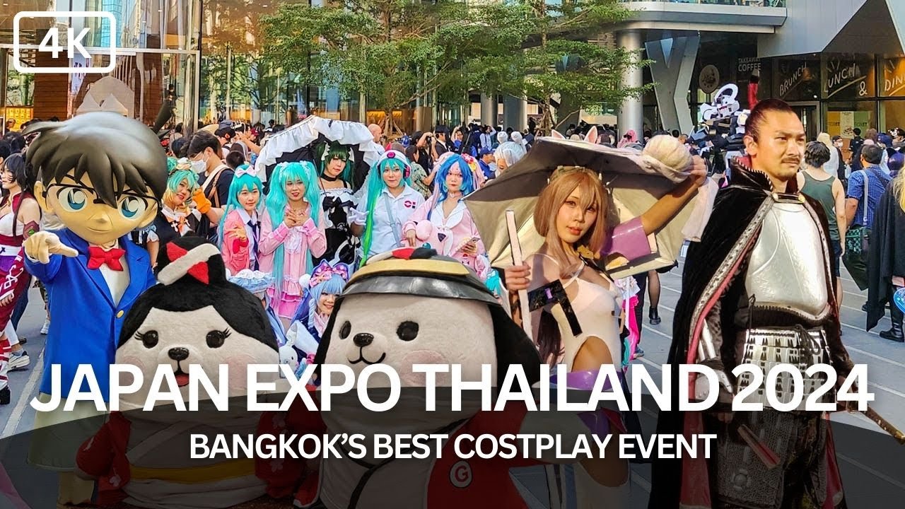 JAPAN EXPO THAILAND 2024 at CentralWorld Bangkok [4K]