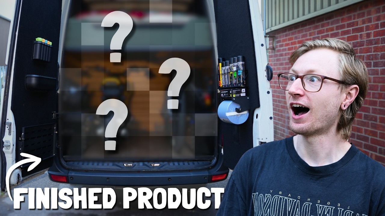 Ultimate Garage Setup in my Sprinter Van - Tour & Cost Breakdown