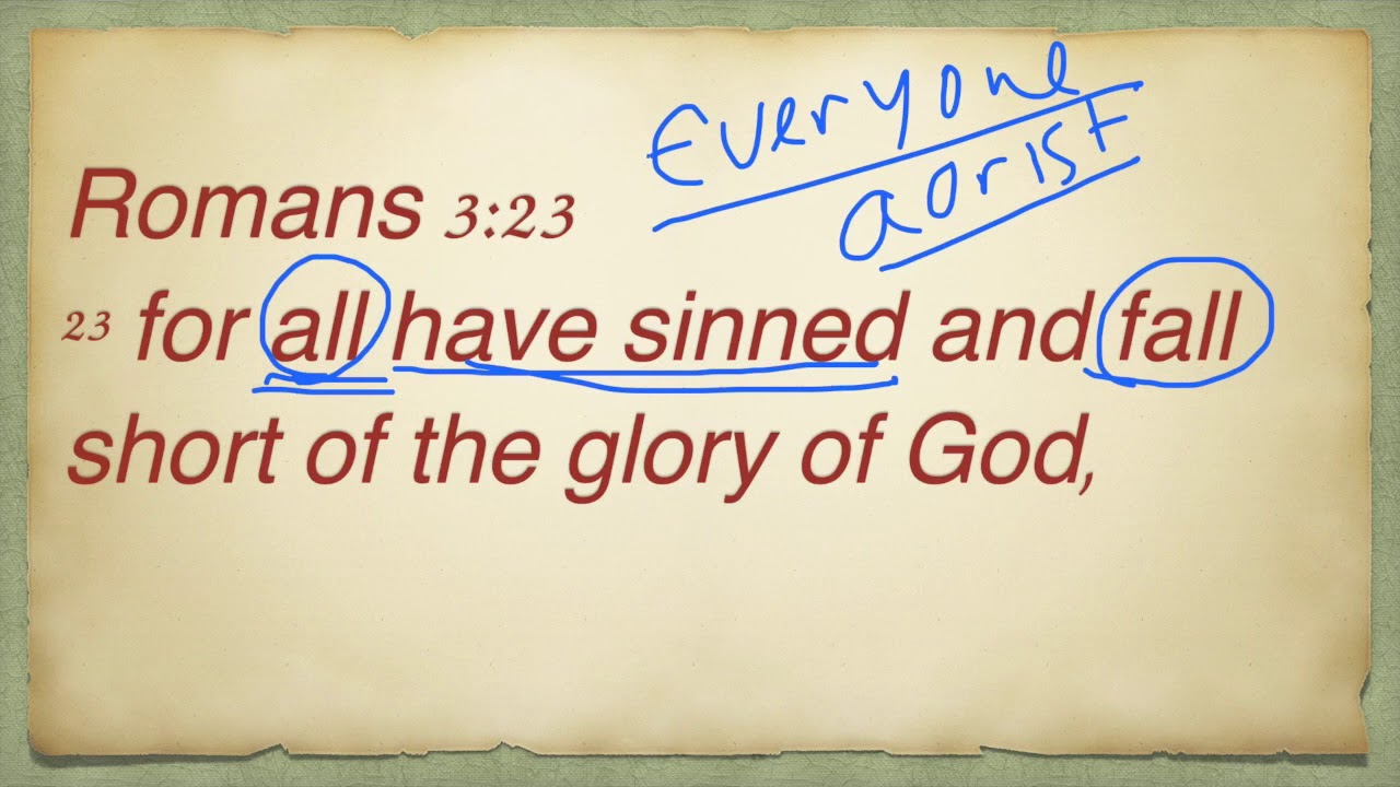 The Word for Today Romans 3:23