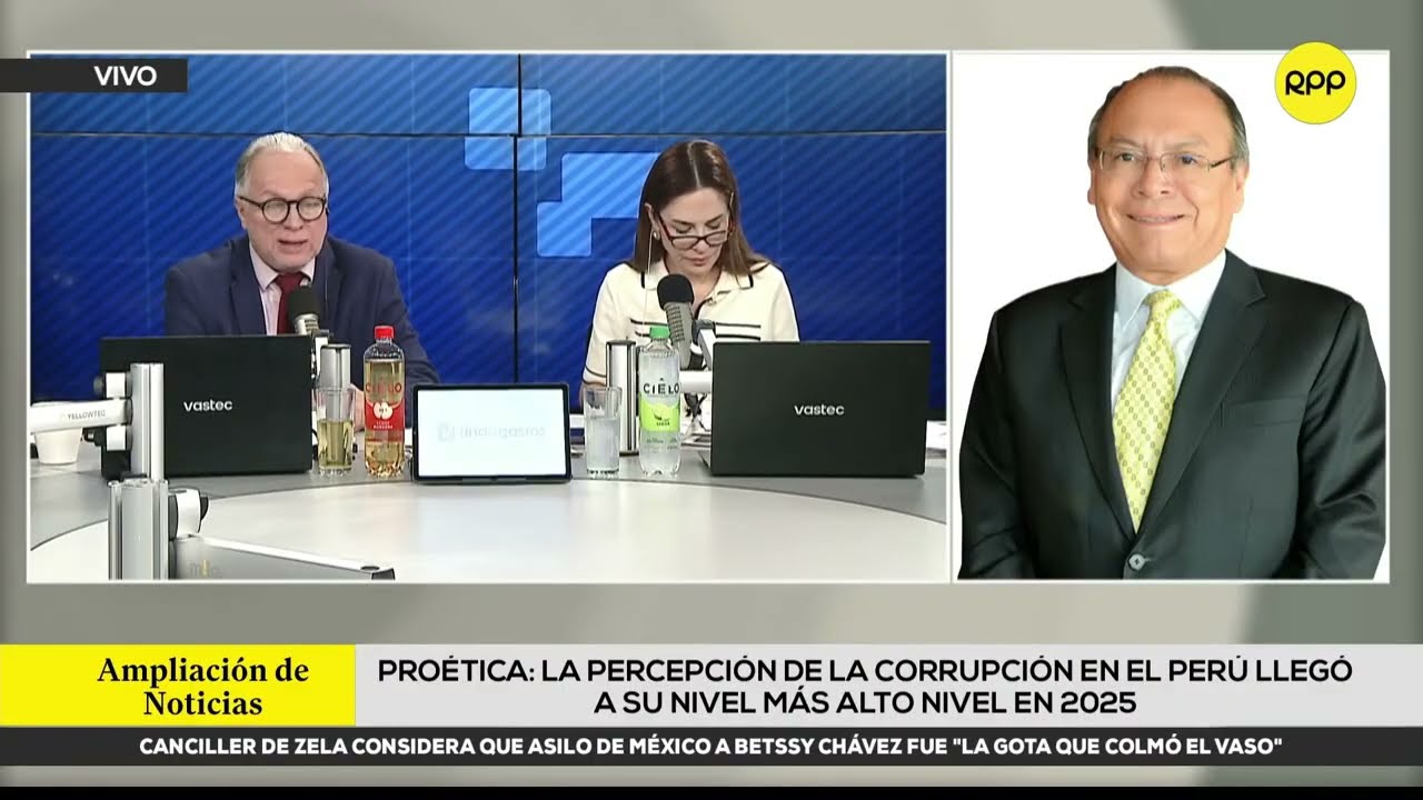 Entrevista a nuestro fundador, José Dextre, como Presidente del Consejo Privado Anticorrupción | RPP