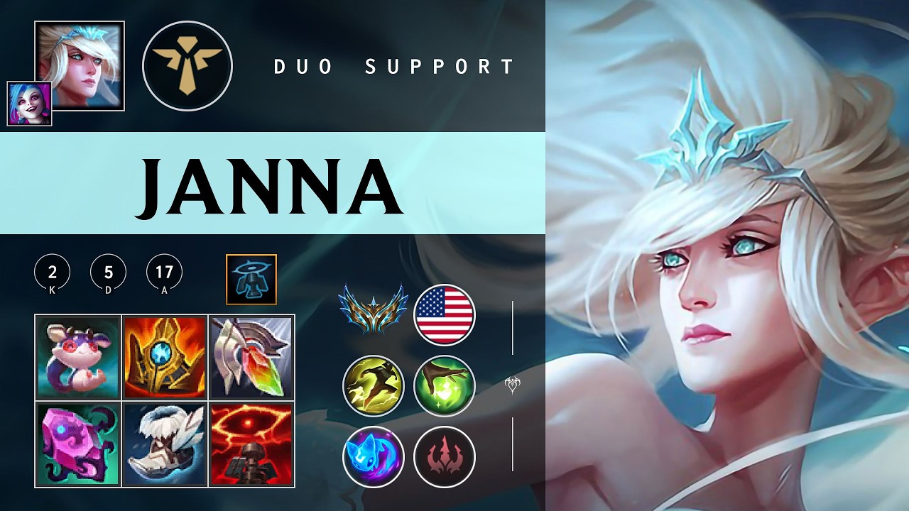 Janna Support vs Senna - NA Challenger Patch 26.05