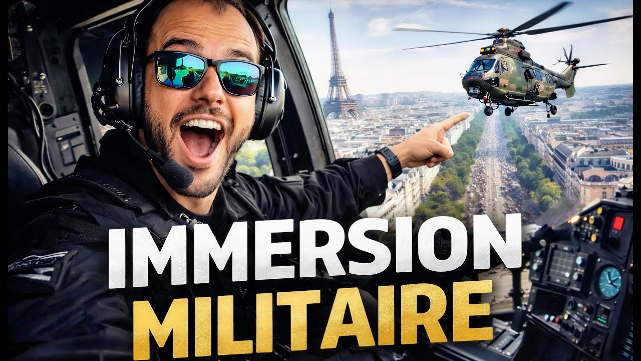 J'ai SURVOLÉ PARIS en hélicoptère MILITAIRE pour le 14 juillet 🇫🇷