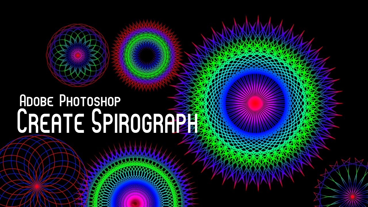 Create Spirograph in Photoshop