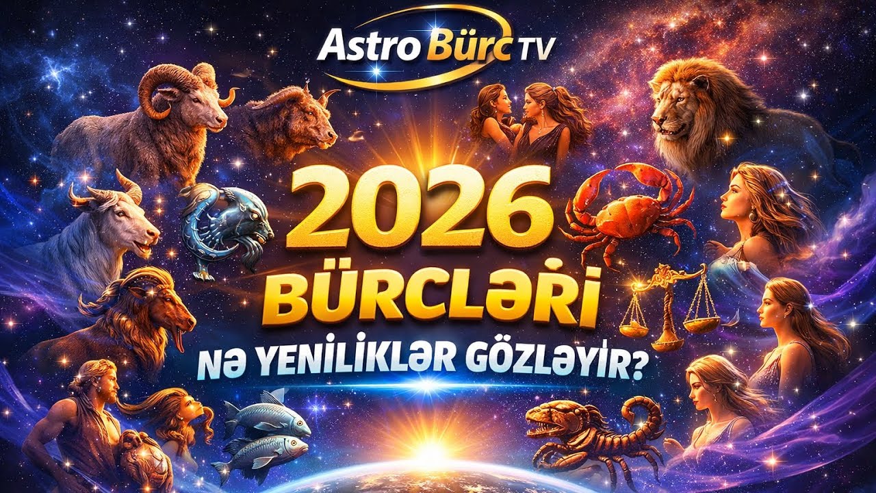  2026 BÜRC PROQNOZU: HANSI BÜRCÜ BÖYÜK DƏYİŞİKLİK, UĞUR VƏ TALENİN SÜRPRİZİ GÖZLƏYİR? | AstroBürc TV