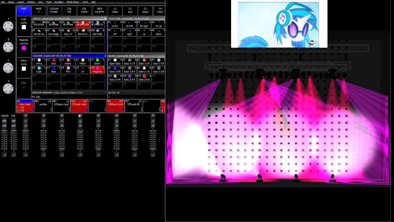Light Design Test 1 Equestrian Smash The Shakeups