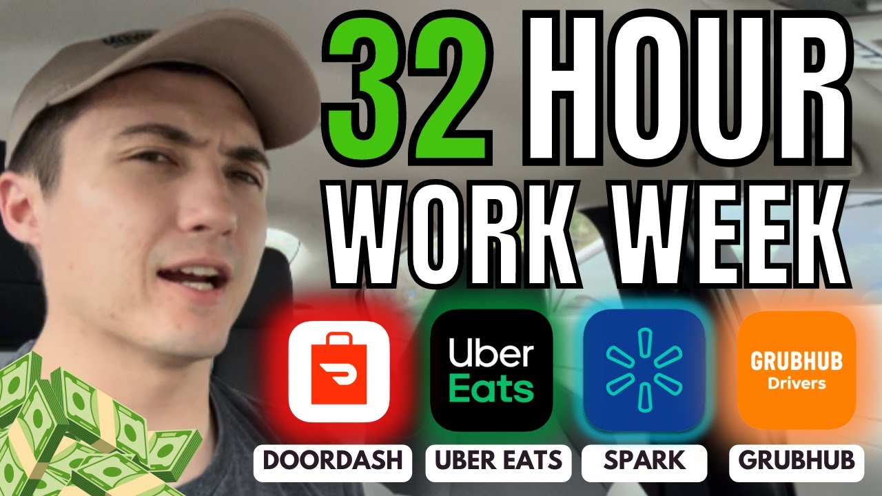 32 Hour DoorDash/Uber Eats/Spark Work Week - How Much Did I Make?