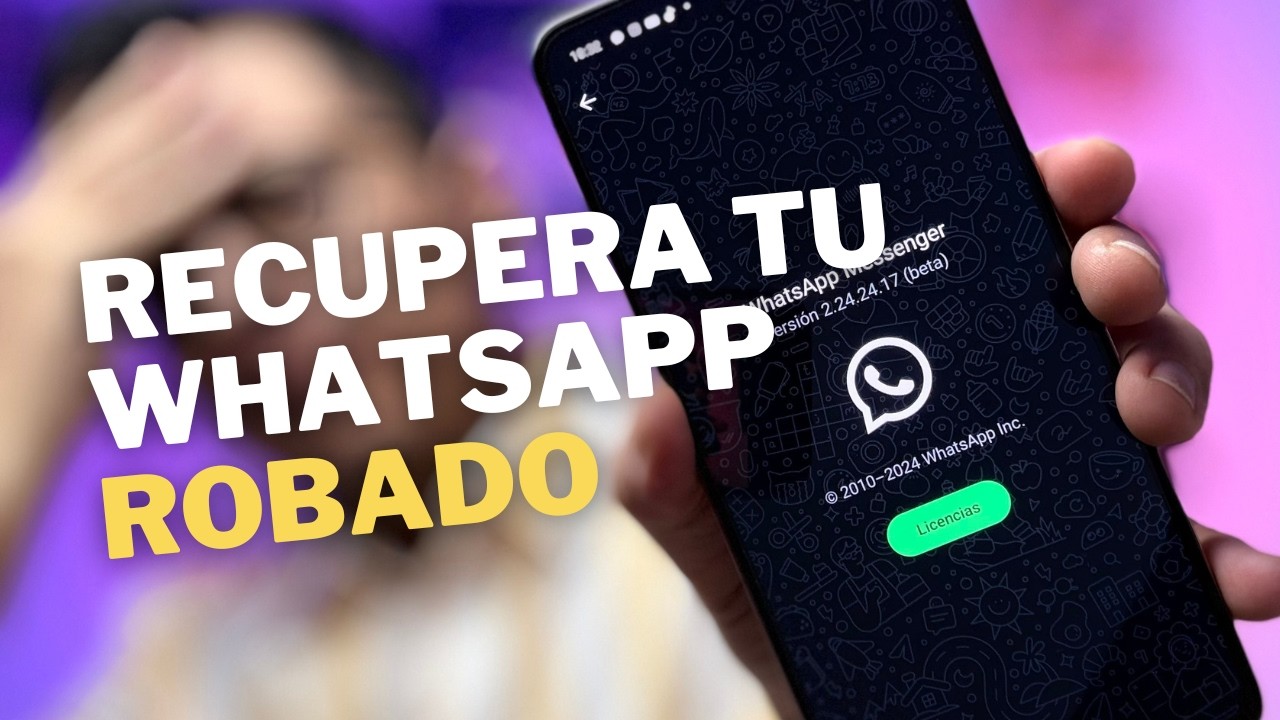 ¡RECUPERA tu WHATSAPP si te robaron el celular! 🚨🚨 (Tutorial 2024)