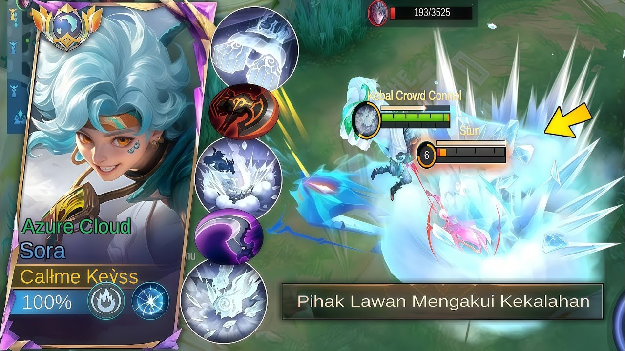 SORA SANG RAJA EXP LANE MENGHANCURKAN MENTAL ARLOT SAMPAI AKHIRNYA SURREND | SORA MLBB