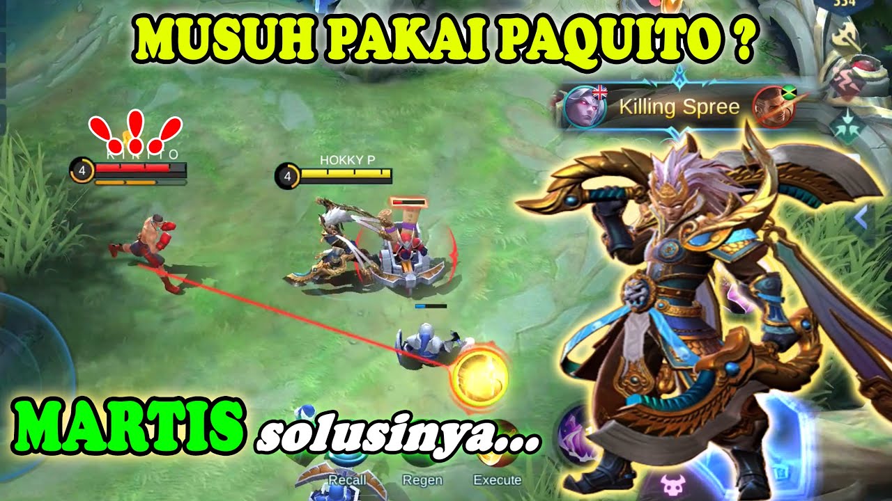 Cara Pakai Martis Counter Paquito Hero Meta Sekarang | Build Martis Paling Sakit - Gameplay Martis