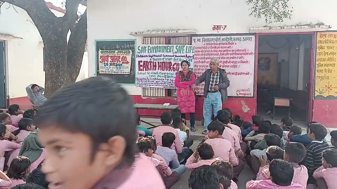 Global warming/Climate change control awareness Earth Hour 2026-Suchetahambir singh, Agra India
