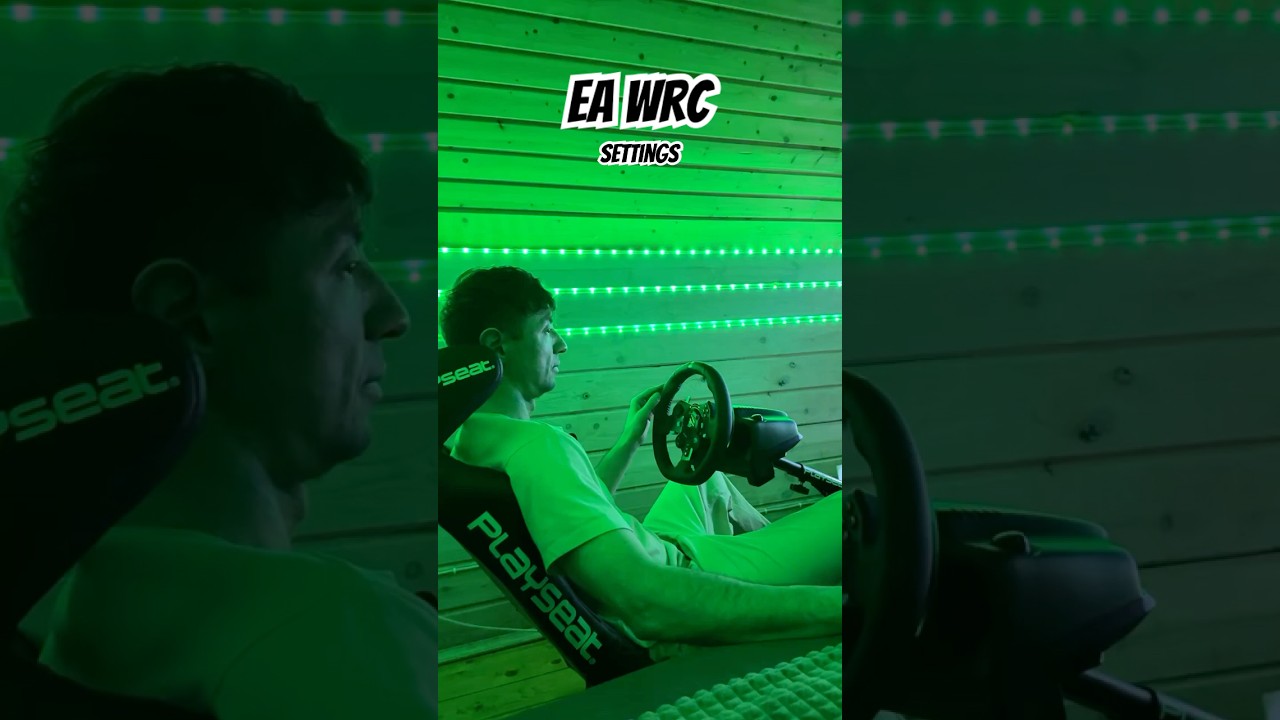 EA WRC Logitech G29 Лучшие настройки - реализм на максимум 