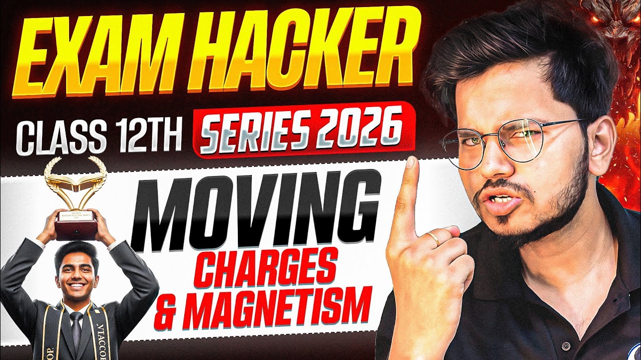 🚀 Chapter 4 Physics One Shot 🎯 Moving Charges & Magnetism 🧲 | Class 12 Boards 2025–2026