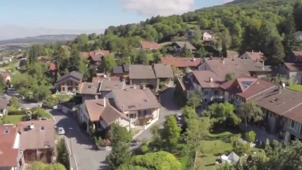 Saint-Cergues vue du ciel