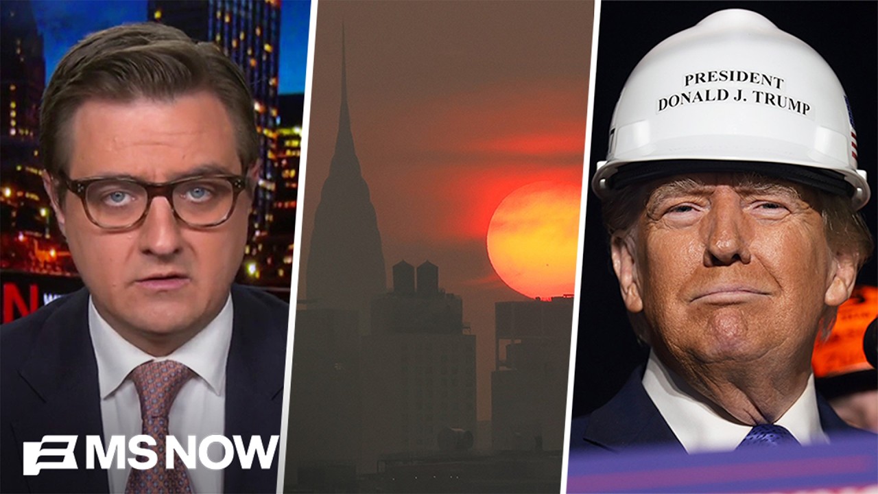 Trump&rsquo;s climate denial COLLIDES with America&rsquo;s apocalyptic summer