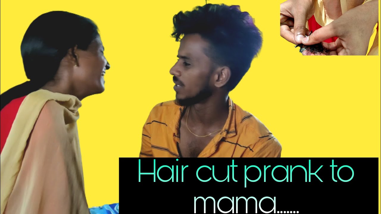 Hair cut prank to mama😂/ Mani Madhu / 2K Couple