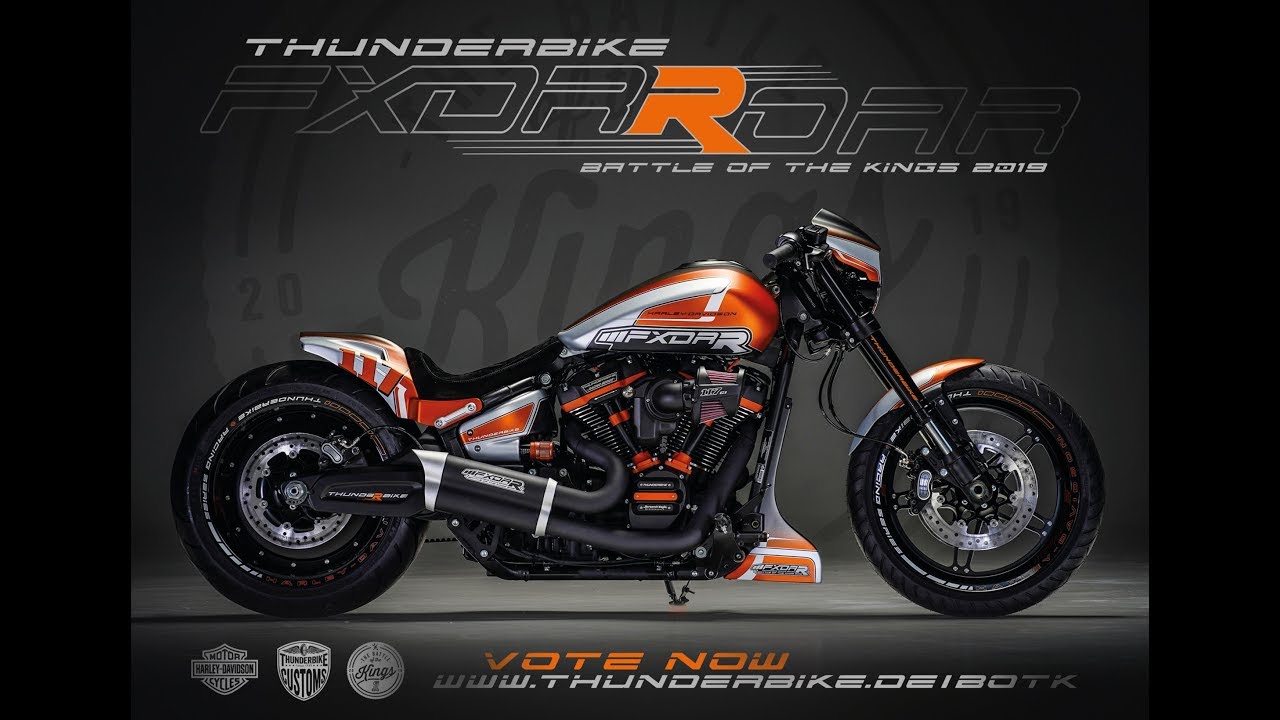 Battle of the Kings 2019 Harley-Davidson Thunderbike Custombike FXDR Softail
