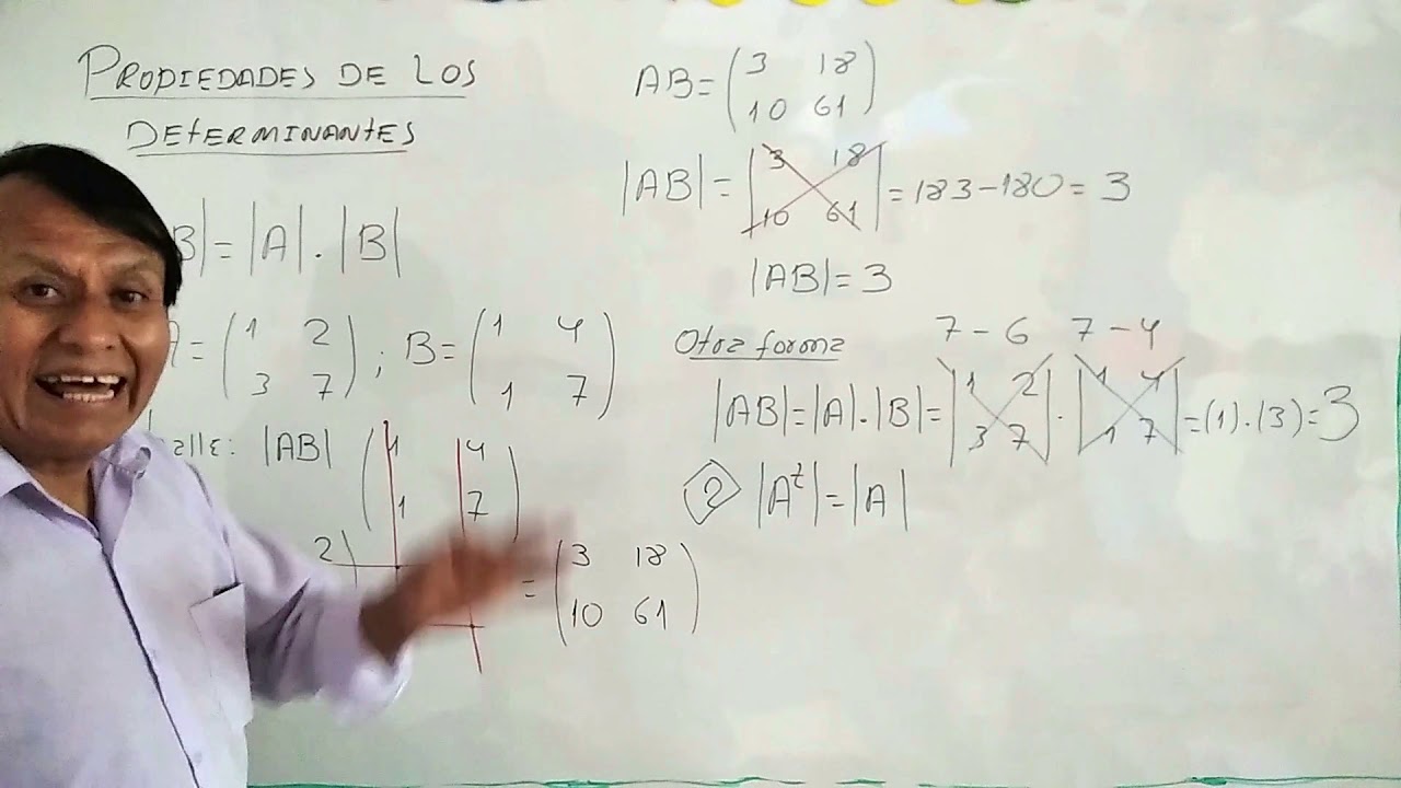 PROPIEDADES DE DETERMINANTES (Lección 1)
