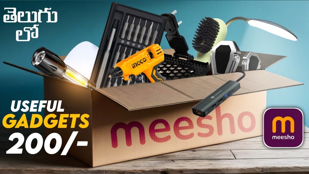 Testing 10 Useful Gadgets From Meesho Under 200 Rupees In Telugu