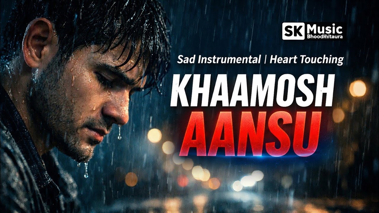Khamosh Aansu 💔 | Heart Touching Sad Instrumental | SK Music Bhoodkhitaura