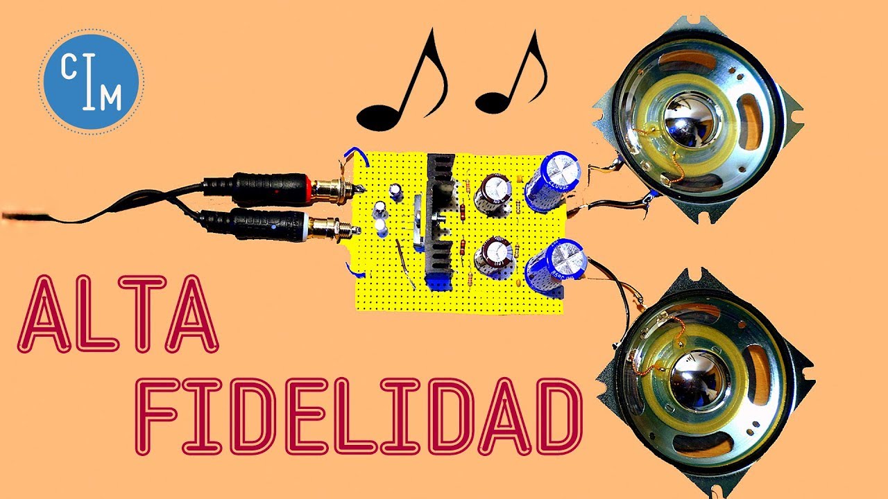 AMPLIFICADOR ESTÉREO FÁCIL y POTENTE | Cómo hacer