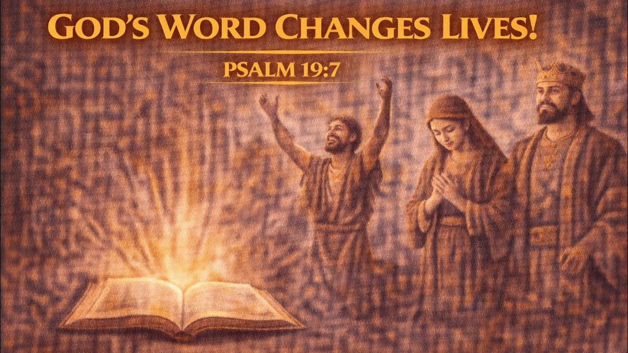 Psalm 19:7 “GOD’s Word Changes Lives!”