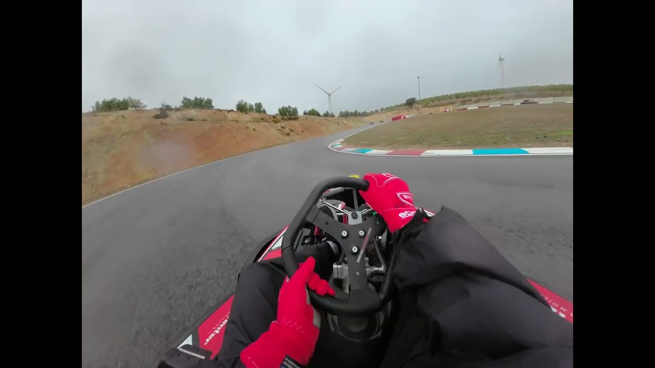 Karting Campillos (Málaga) en lluvia. P1. POV Ismael. DJI Action 2