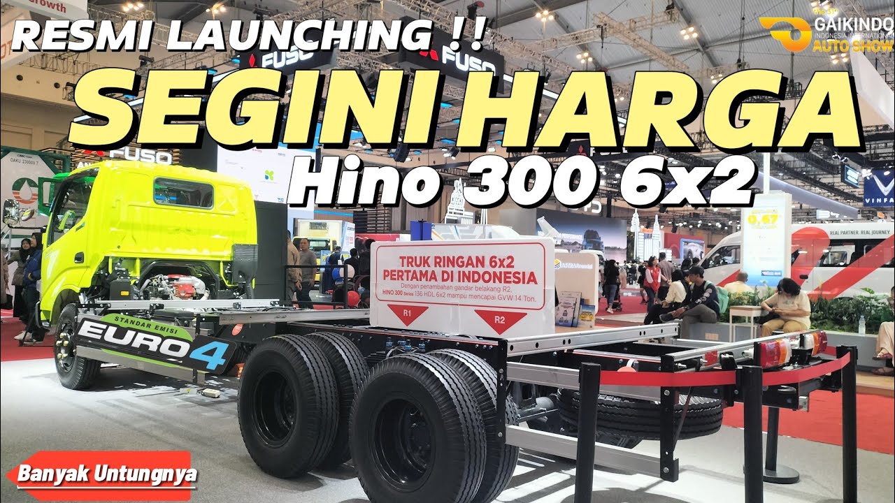 Resmi Launching di Ajang Giias 2024 , Segini Harga Truk Hino 300 Tronton 6x2