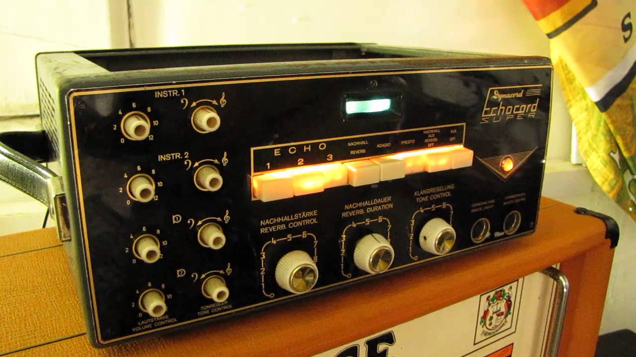 Dynacord Echocord Super S65 - testing